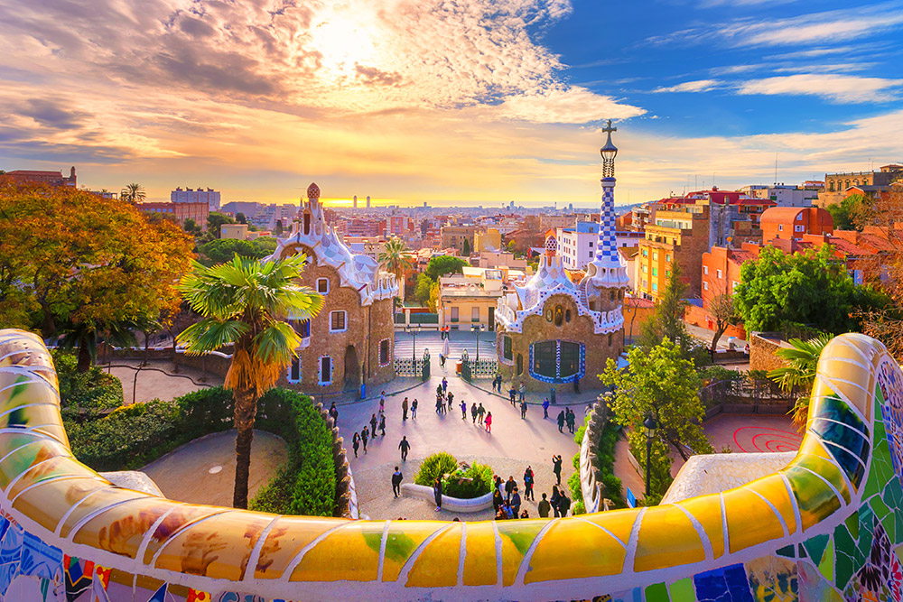  Sant Pau Art Nouveau site in Barcelona, Spain