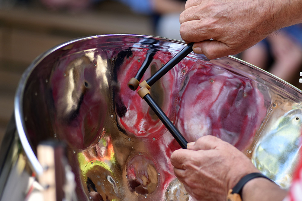 Jamaica steel drum band