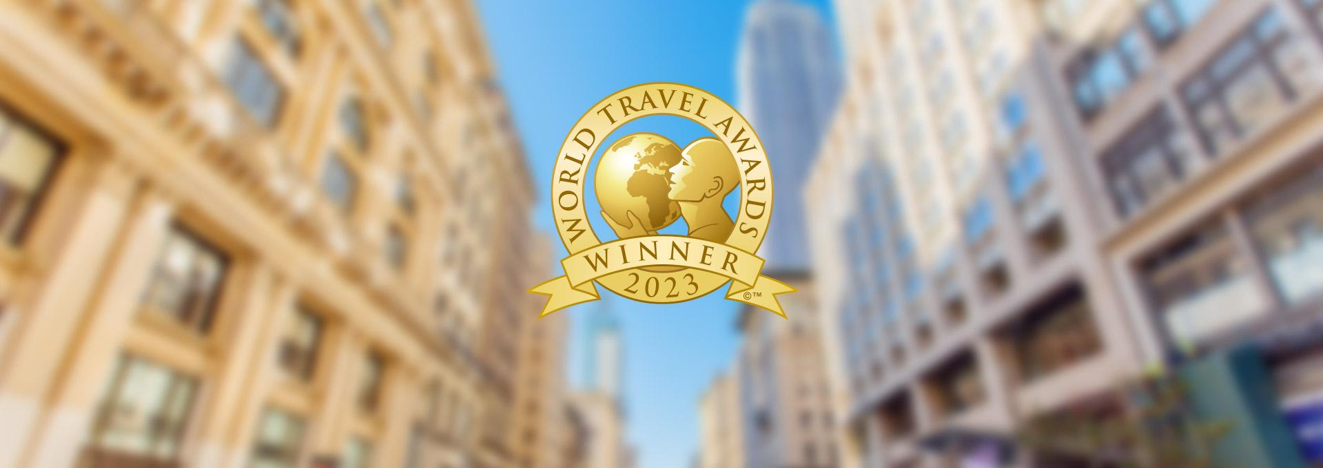 World Travel Awards Winner 2023 banner