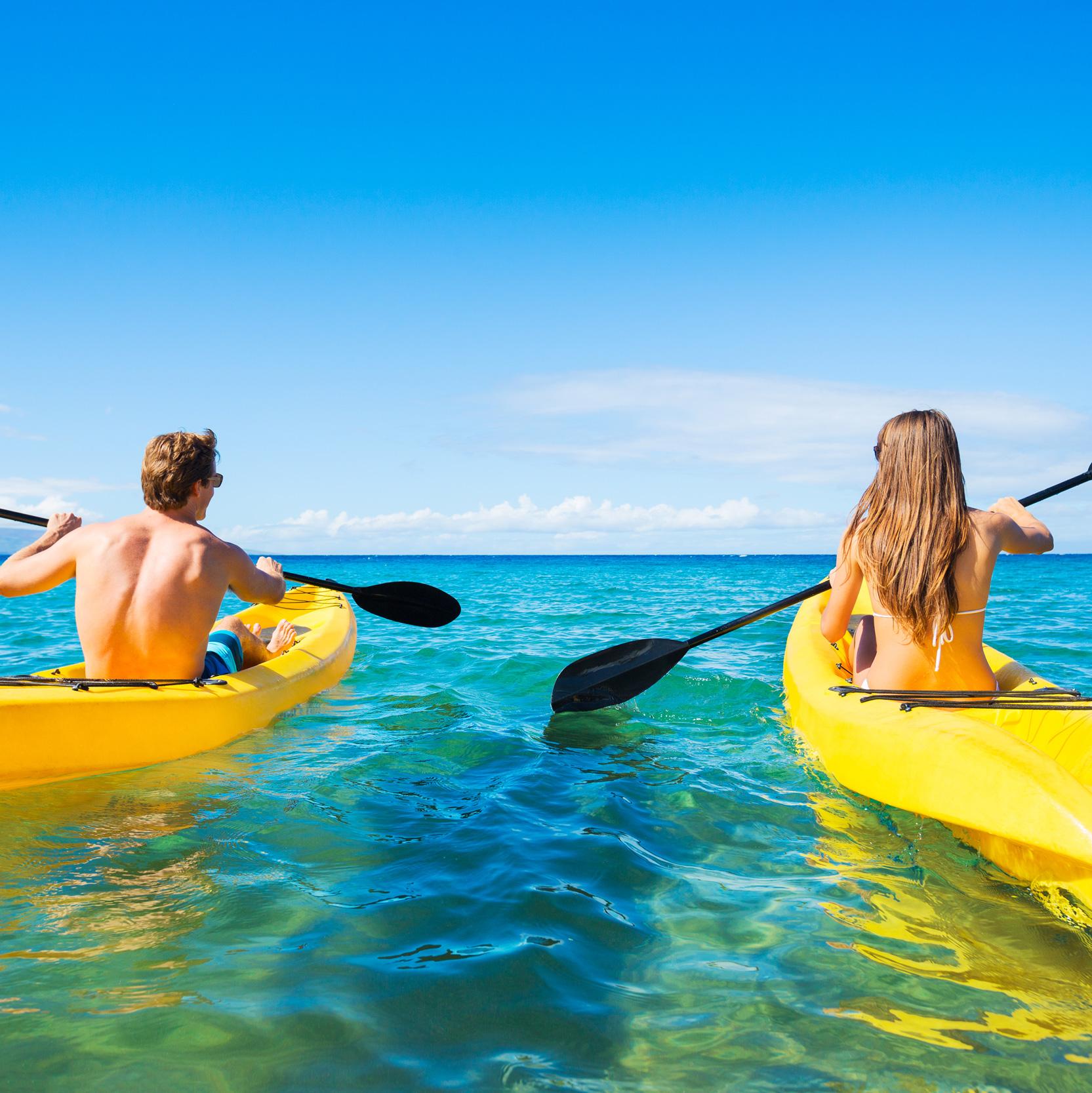 Kayaking awaits on your Caribbean vacation