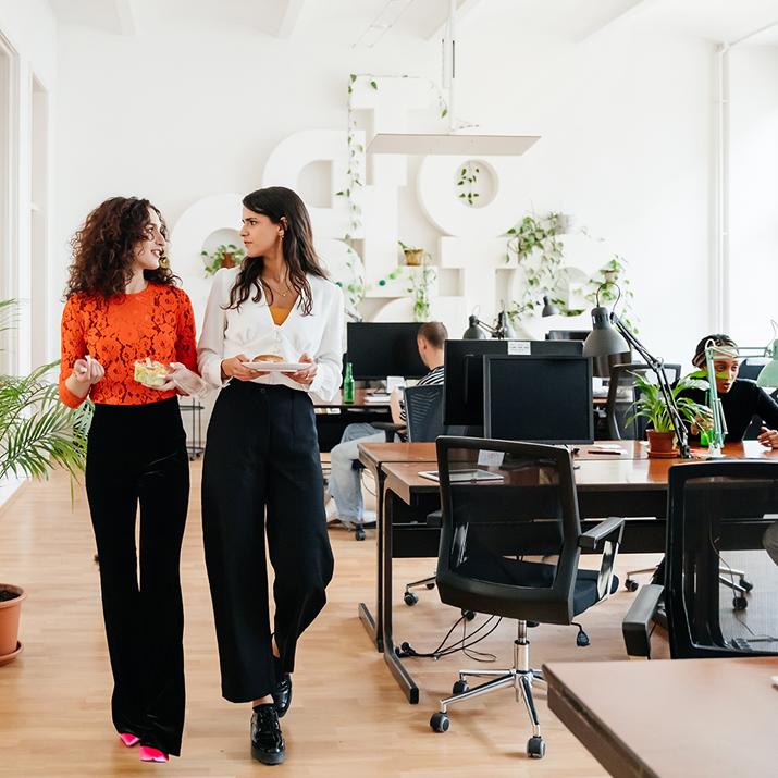 Women in an office setting